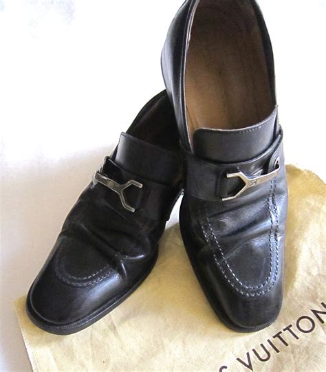 men's formal shoes lv buckle